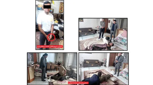 انگشت قاتل در دهان مقتول جا ماند!  / در مشهد رخ داد + عکس