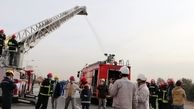 رزمایش رفع انتشار گاز سمی آمونیاک در بلوار پالایشگاه اصفهان انجام شد