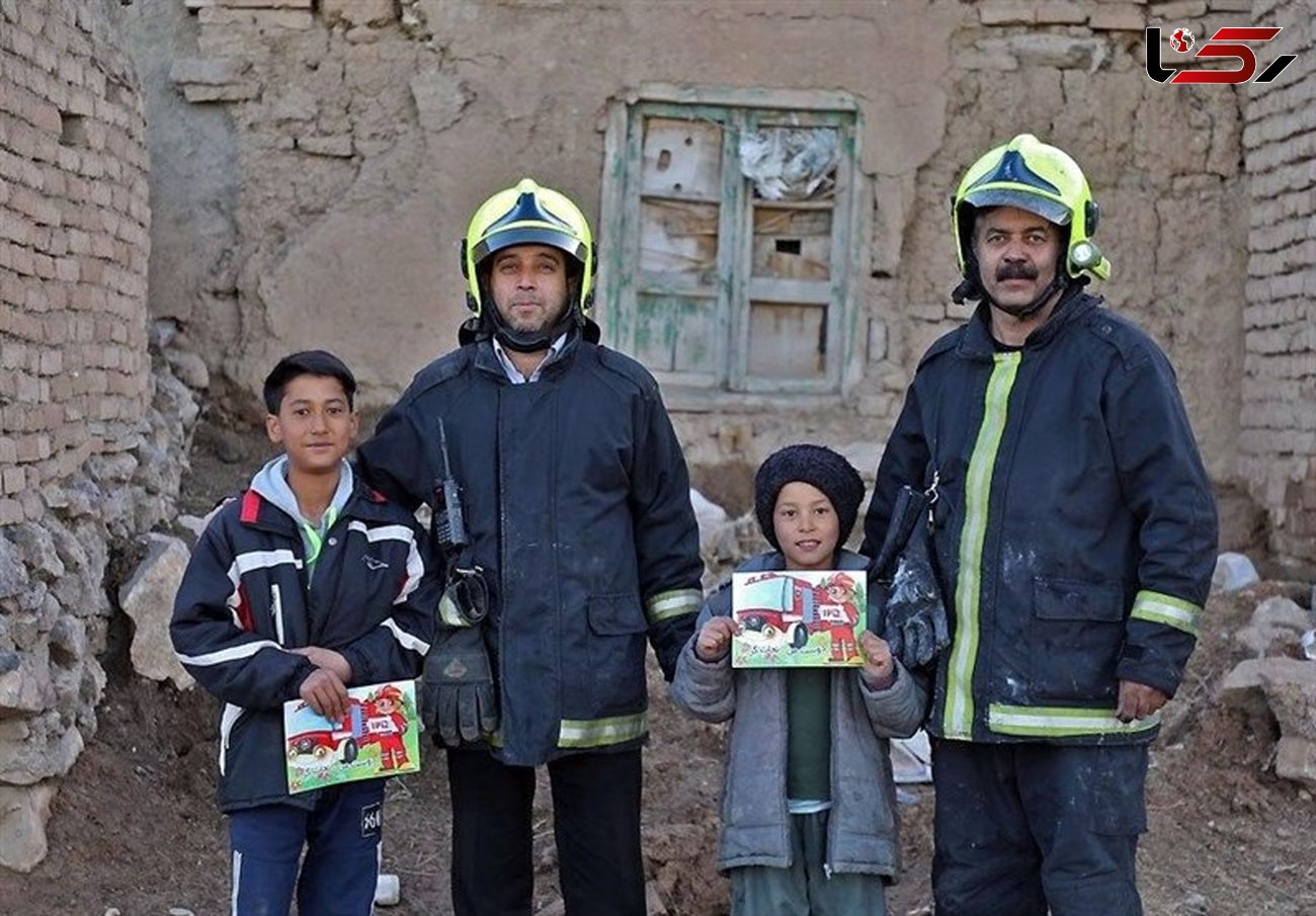2 کودک مشهدی فرشته نجات خانه در حال سوختن + عکس