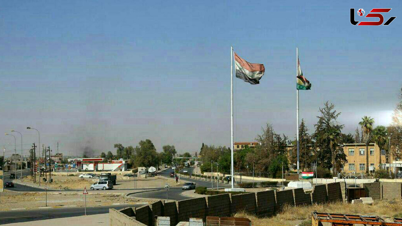 برافراشته شدن پرچم عراق در مناطق مورد مناقشه