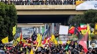 تظاهرات هواداران خشمگین حزب الله لبنان در حمایت از ایران + تصاویر
