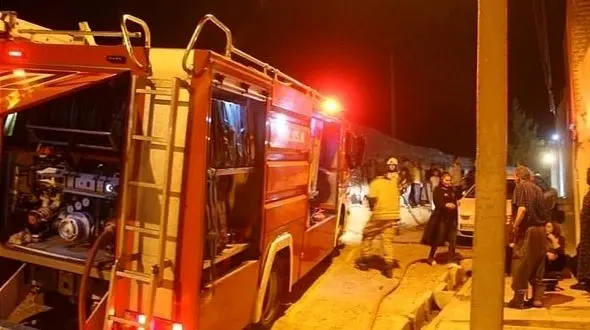 ترکیدن سیلندر گاز در تهران+ تصاویر 