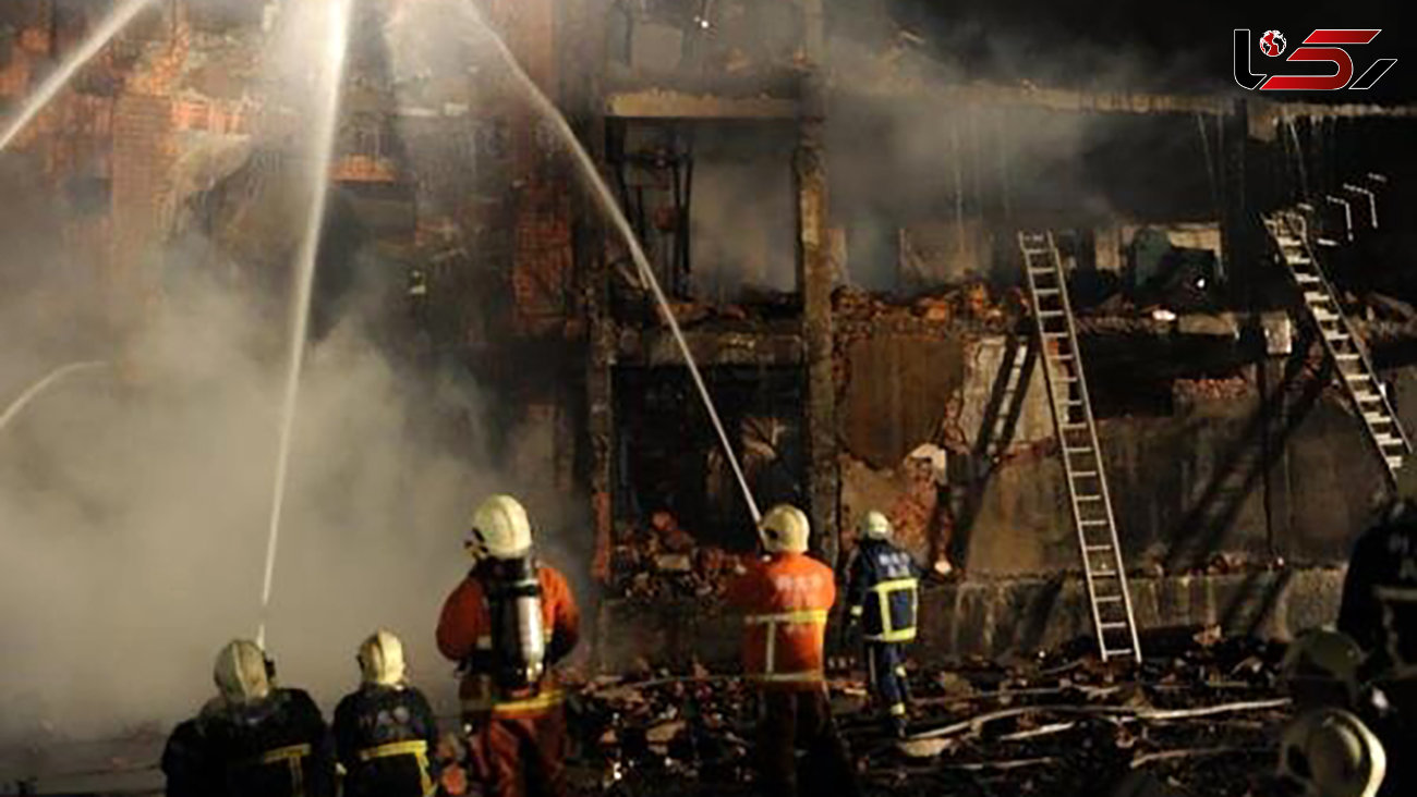 آتش سوزی در یک برج مسکونی در جنوب تایوان