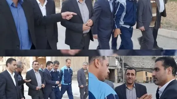 بازدید رییس سازمان صمت لرستان از کارخانه سیمان دورود