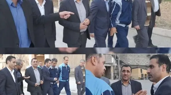 بازدید رییس سازمان صمت لرستان از کارخانه سیمان دورود