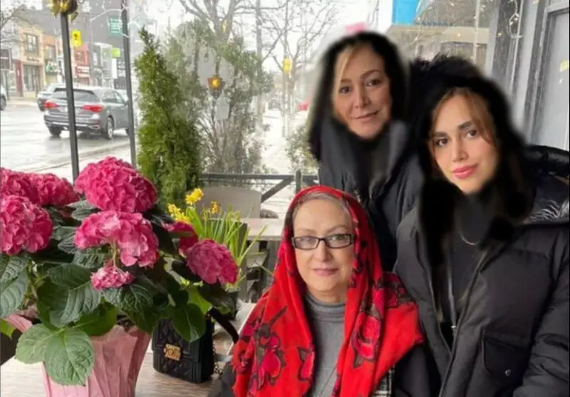 مریم امیرجلالی و دختر و نوه اش