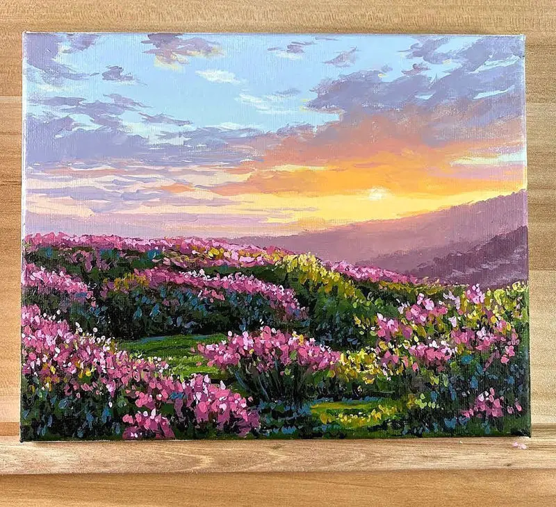 تابلو منظره برای پذیرایی