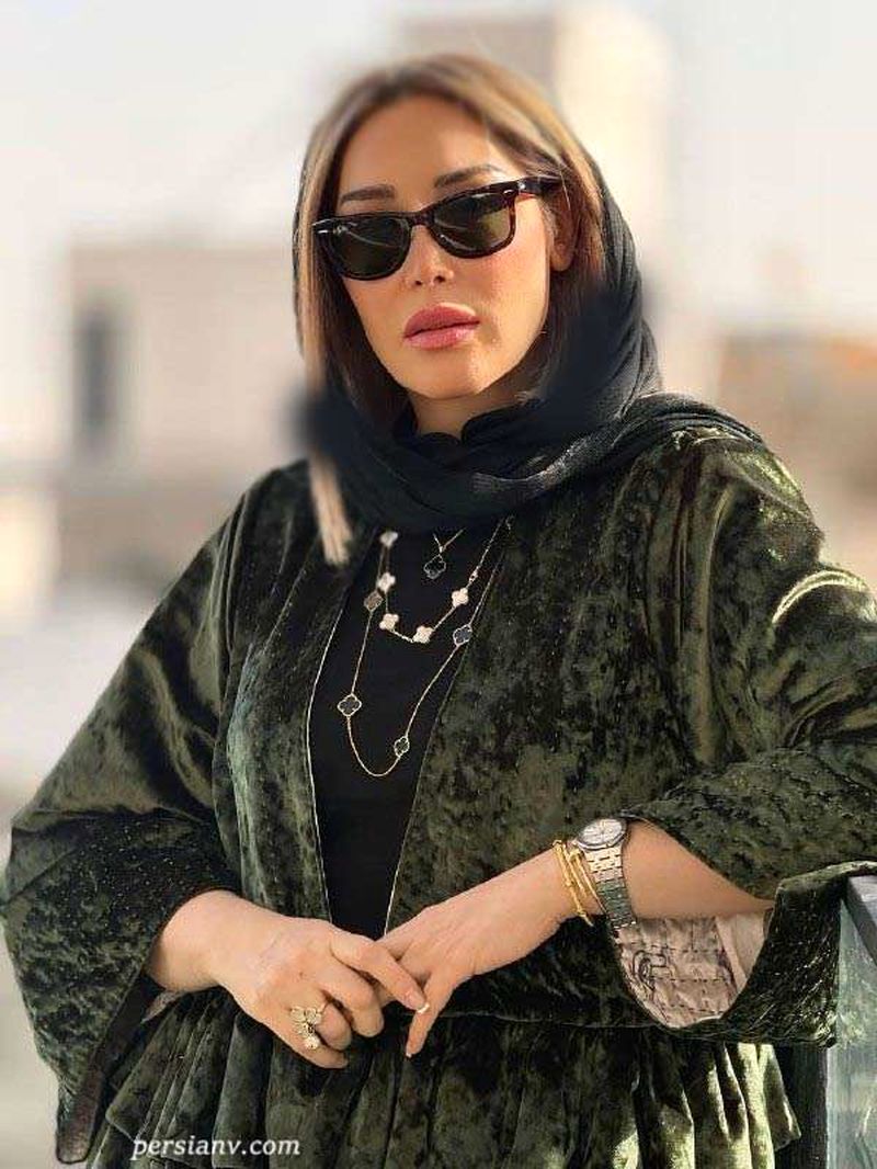استایل شیک بازیگر خنده در باران