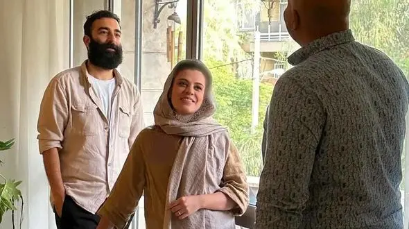 لباس طلبگی کیوان ساکت اف همسر شیدا خلیق/ عبا و عمامه چه میاد بهش+عکس