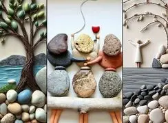 تابلوهای سنگی دستساز؛ انتخابی خاص برای دیوارهای شما