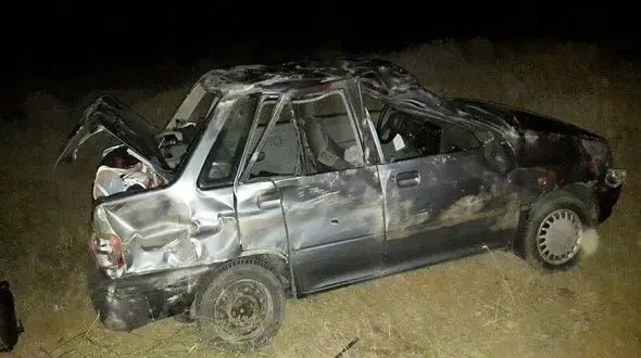 سقوط پراید به تاریک دره همدان / یک نفر به کما رفت 