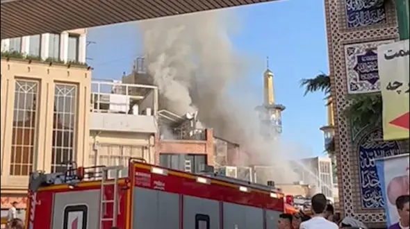 آتش سوزی شدید در یک قدمی پاساژ قائم + فیلم و جزییات