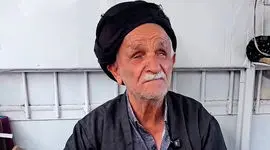 فیلم / معجزه انگشتان مرد نابینا در دکه سپید پاوه