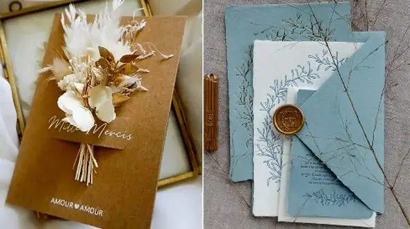 جدیدترین طراحی‌ ها برای کارت دعوت عروسی؛ 15 مدل شیک و مدرن