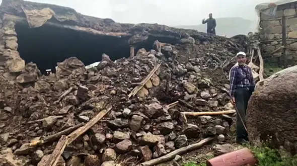 زلزله مرگبار بیخ گوش مرز ایران + فیلم و عکس های وحشتناک از ترکیه