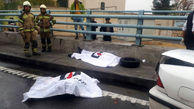 مرگ هولناک 2 مرد تهرانی در صحنه پنچری گرفتن در اتوبان حکیم/ 4 زن راهی بیمارستان شدند