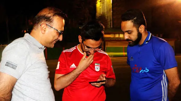 وزیر ارتباطات در زمین فوتبال هتریک کرد و باخت! +فیلم و عکس