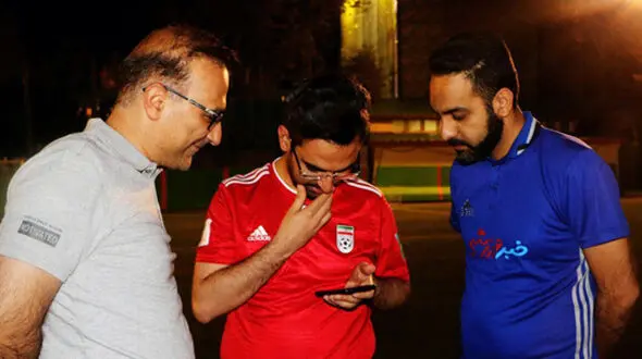 وزیر ارتباطات در زمین فوتبال هتریک کرد و باخت! +فیلم و عکس