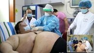 دردسر کرونایی چاق ترین مرد چین + فیلم