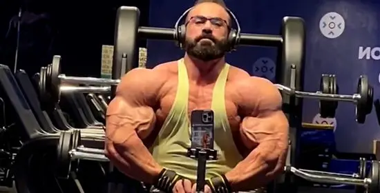 فیلم حذف تلخ بهروز تابانی از مستر المپیا