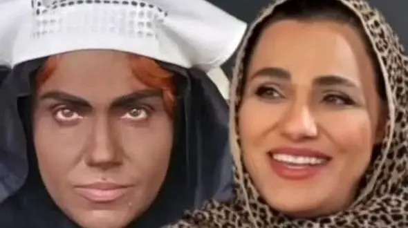 فیلم / رونمایی زهره آبیار دایه سیاه بامداد خمار از سختگیری های خواهرش که کارگردانبود /   فقط من رو سیاه کرد  چون خواهر بزرگمه فقط گفتم چشم 