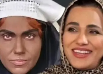 فیلم / رونمایی زهره آبیار دایه سیاه بامداد خمار از سختگیری های خواهرش که کارگردانبود /   فقط من رو سیاه کرد  چون خواهر بزرگمه فقط گفتم چشم 