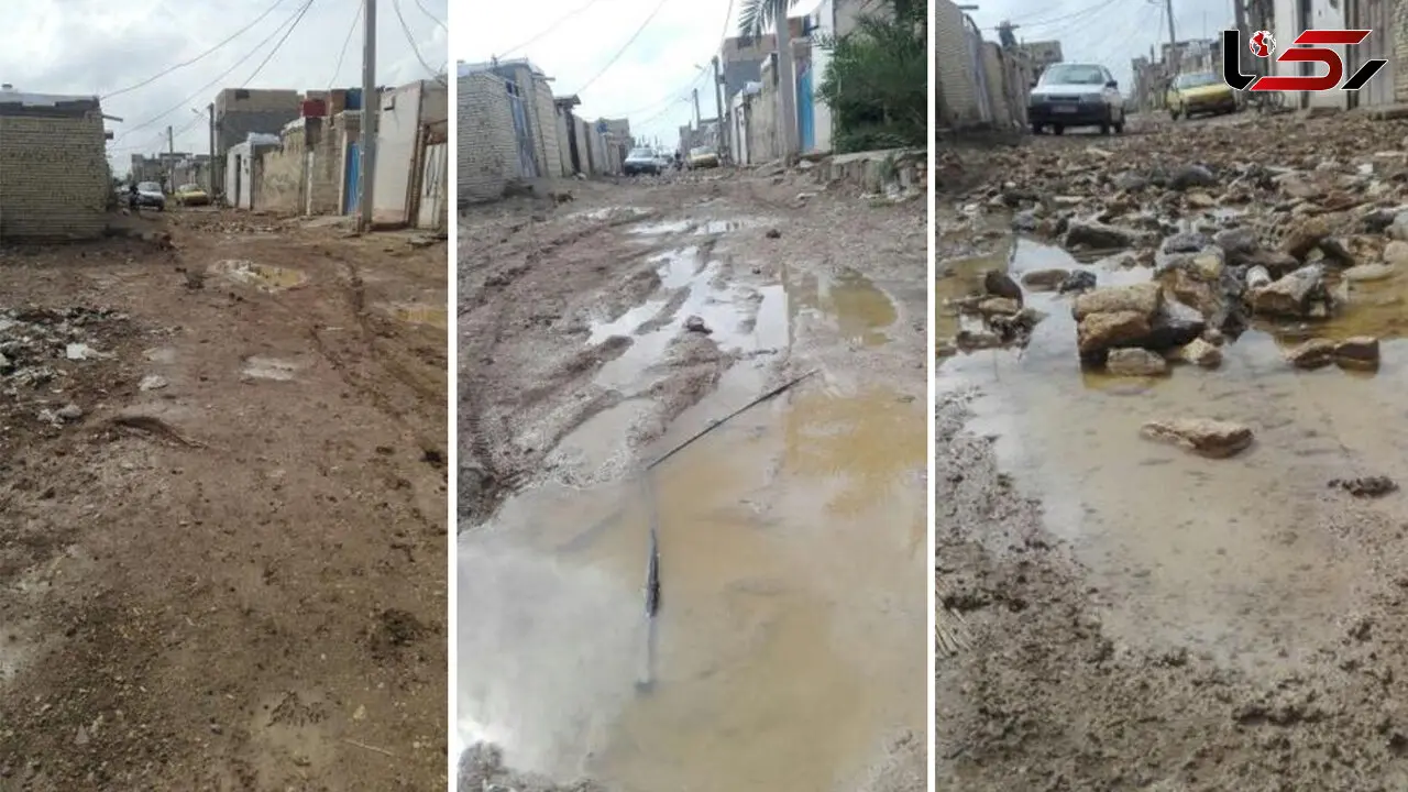 این کوچه  در آبادان داستان عجیبی دارد! + تصاویر