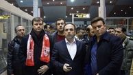سالام با شال تراکتور وارد تبریز شد + عکس