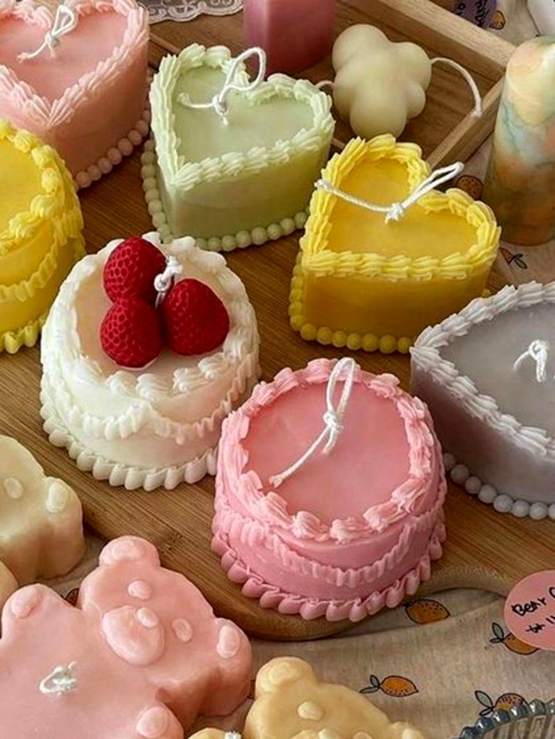 شمع های فانتزی خوشگل طرح کیک و خوراکی