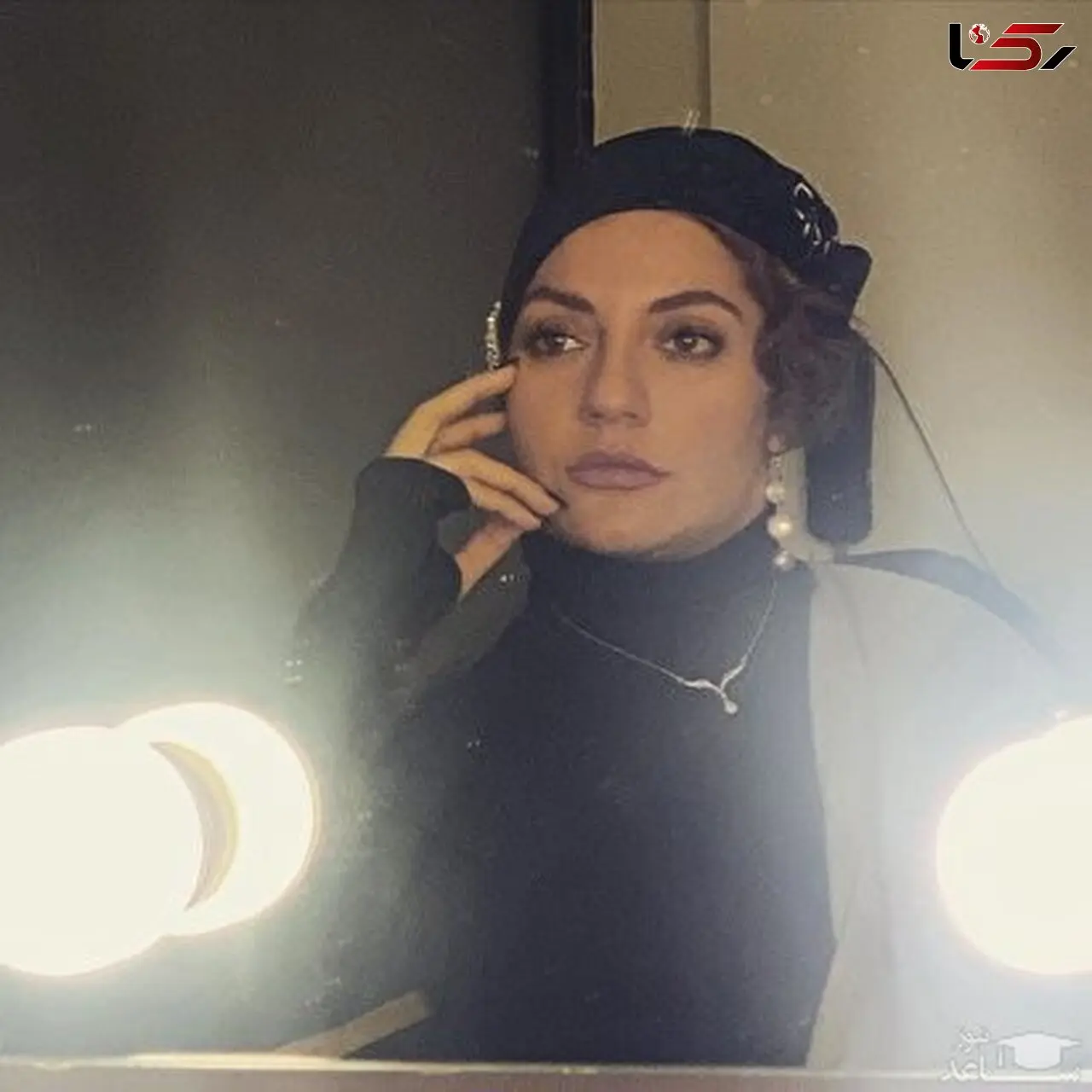 تصویر مهناز افشار با ماسک و توصیه های پزشکی 