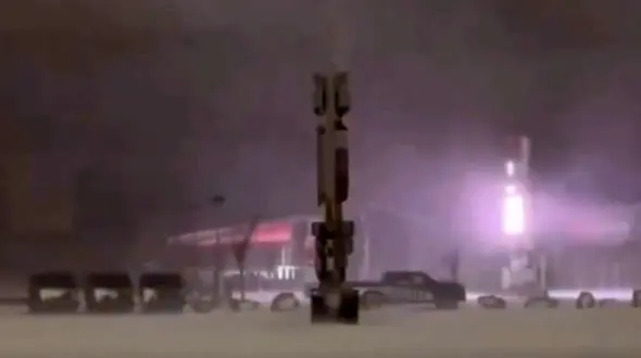 فیلم تصاویر مهیب طوفان و برف در آمریکا