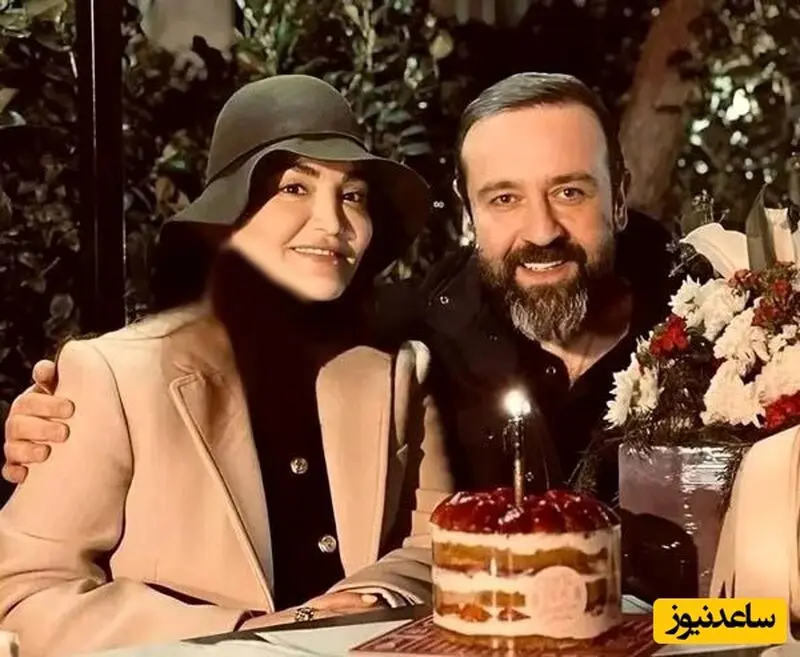 بهنرنگ توفیقی و همسرش