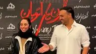 فیلم / سوژه شدن مدل عجیب دست دادن سامان صفاری و مریم شاه‌ولی، بازیگرانِ فیلم «گوزن‌های اتوبان» ....