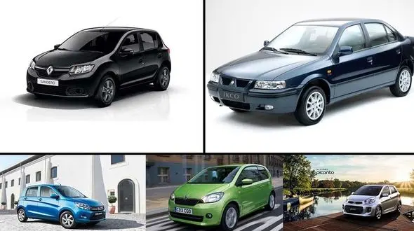 لیست ماشین های هم قیمت سمند در اروپا