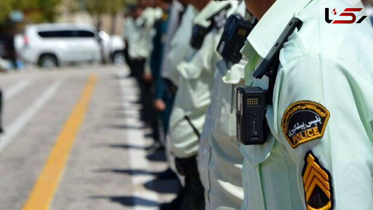تصویری زیبا از یک مامور پلیس در اهواز + فیلم 