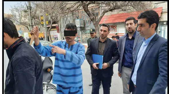 جنایت وحشتناک در میدان عسکریه مشهد / روده های پسر جوان از شکمش بیرون ریخت + عکس بازسازی صحنه جرم