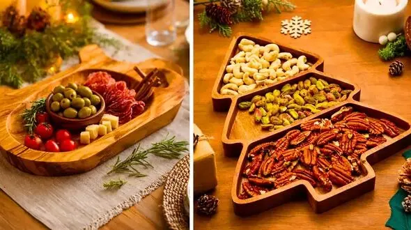 اردوخوری چوبی؛ انتخابی زیبا برای مهمانی های لوکس + 15 ایده جذاب