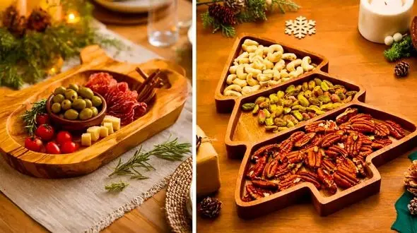 اردوخوری چوبی؛ انتخابی زیبا برای مهمانی های لوکس + 15 ایده جذاب