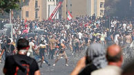 معترضان لبنانی به خانه وزیر اقتصاد و بانک مرکزی حمله کردند