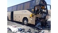 تصادف اتوبوس در آزادراه تهران-قزوین با 8 مصدوم