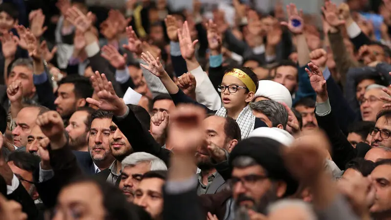 حضرت آیت الله خامنه ای رهبر معظم انقلاب در دیدار هزاران نفر از معلمان و فرهنگیان سراسر کشور به مناسبت روز معلم	