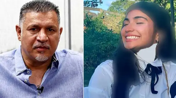 عکس مدلینگ  زن اول علی دایی در نمایشگاه خودرو ! / مادر دنیز  در خارج مدل شد !