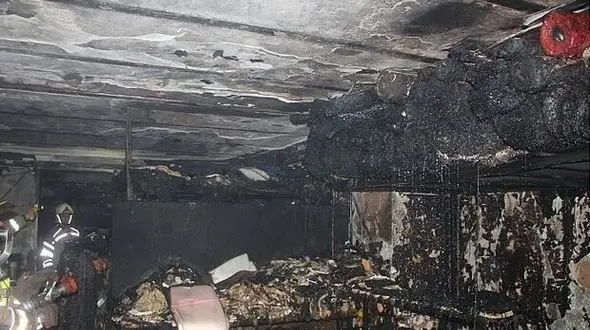 سوختن 2 کارگر در کارگاه تولیدی کفش خیابان انقلاب + عکس