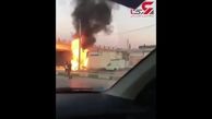 مغازه گاز LPG در کرمانشاه منفجر شد +فیلم 