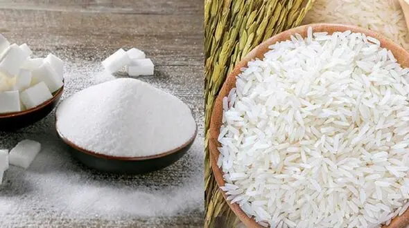 قیمت انواع برنج ایرانی و خارجی و قند و شکر در میادین تهران