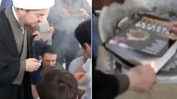جنجال کتاب‌سوزی به سبک داعشی‌ها+ جزییات