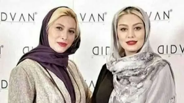 عکس سفر در زمان / «سحر قریشی و فریبا نادری» در طلافروشی شاهرخ استخری /  دهه 90