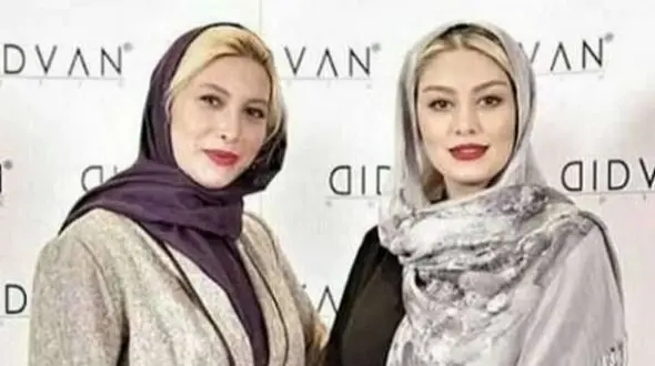 عکس سفر در زمان / «سحر قریشی و فریبا نادری» در طلافروشی شاهرخ استخری /  دهه 90