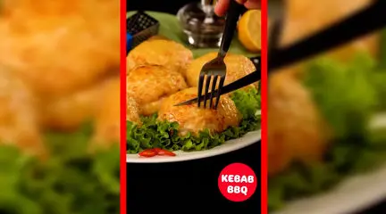 فیلم آموزش درست کردن سینه مرغ مغزدار با استفاده از ملاقه