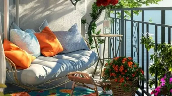 بالکن تان را شیک طراحی کنید + عکس